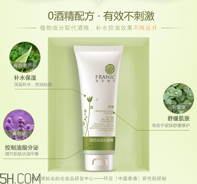 法兰琳卡清透泡沫洁面膏